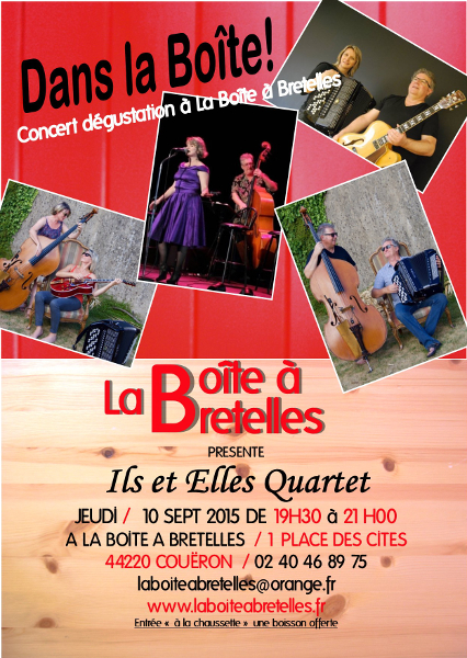 concert dans la boite ils et elles quartet