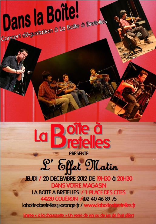 concert dans la boite
