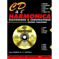 CD à l'harmonica diatonique et chromatique +CD