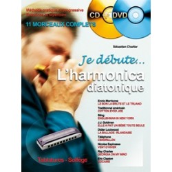 Je débute l'harmonica diatonique + CD + DVD